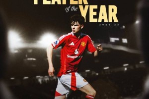 官方：20岁后卫弗雷德里克森当选曼联预备队年度最佳球员