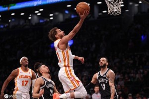 约翰逊28+7吹杨空砍28+12 篮网爆冷击败老鹰